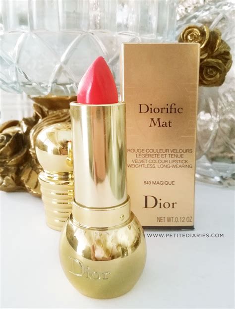 dior 540 magique|FALLING FOR DIOR DIORIFIC MAT LIPSTICK .